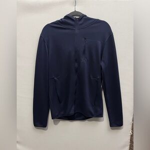 Legend Men's Navy Full-Zip Performance Sweater Jacket Medium NWT